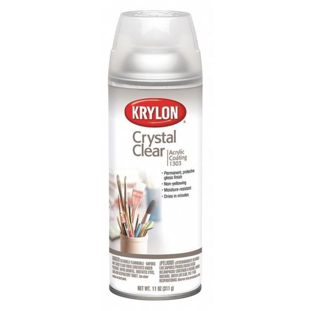 Amazon.com: Krylon K01303007 Acrylic Spray Paint Crystal Clear